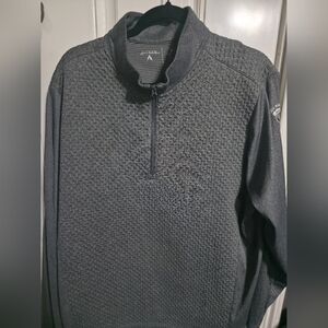 Antigua Men's Gray Zip Up Sweater (Golf Sweater) XXL
